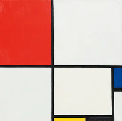 Composition No. III, with Red, Blue, Yellow, and Black Piet Mondrian